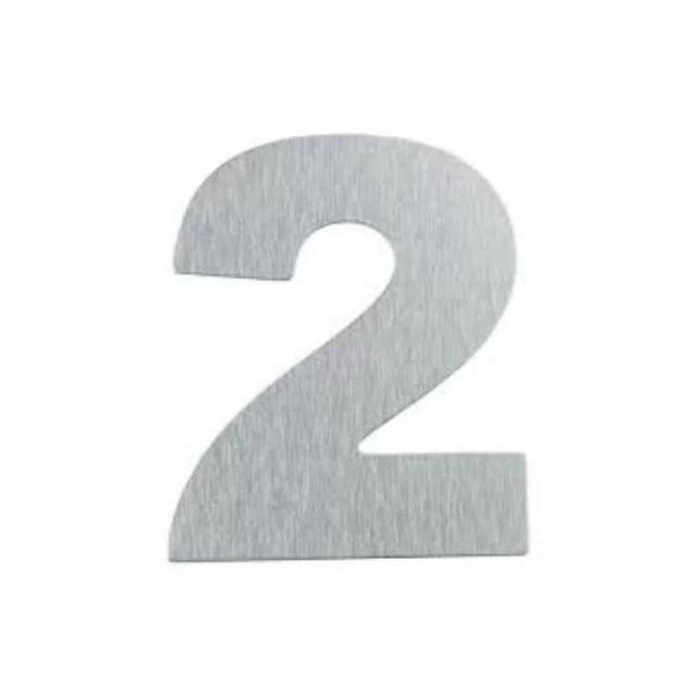 Número em Aço 2 Adesivo ACM - ATLAS Número em Aço 2 Adesivo ACM - ATLAS