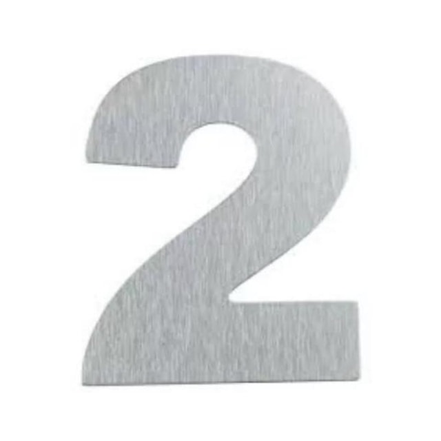 Número em Aço 2 Adesivo ACM - ATLAS Número em Aço 2 Adesivo ACM - ATLAS