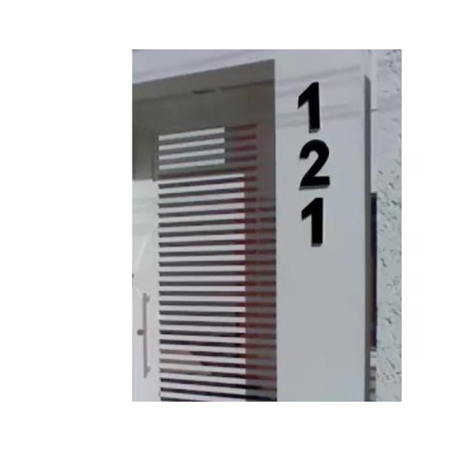 Número em Aço 2 Adesivo Preto - ATLAS Número em Aço 2 Adesivo Preto - ATLAS