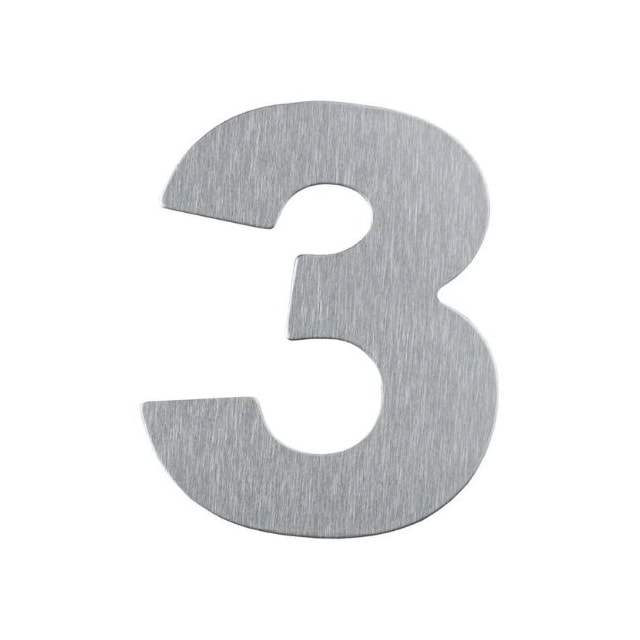Número em Aço 3 Adesivo ACM - ATLAS Número em Aço 3 Adesivo ACM - ATLAS