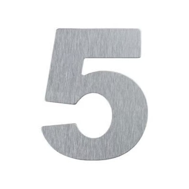 Número em Aço 5 Adesivo ACM - ATLAS Número em Aço 5 Adesivo ACM - ATLAS