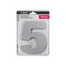 Número em Aço 5 Adesivo ACM - ATLAS Número em Aço 5 Adesivo ACM - ATLAS