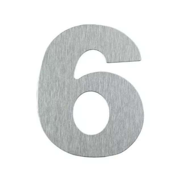 Número em Aço 6 Adesivo ACM - ATLAS Número em Aço 6 Adesivo ACM - ATLAS
