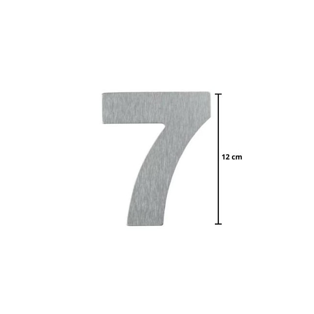 Número em Aço 7 Adesivo ACM - ATLAS Número em Aço 7 Adesivo ACM - ATLAS