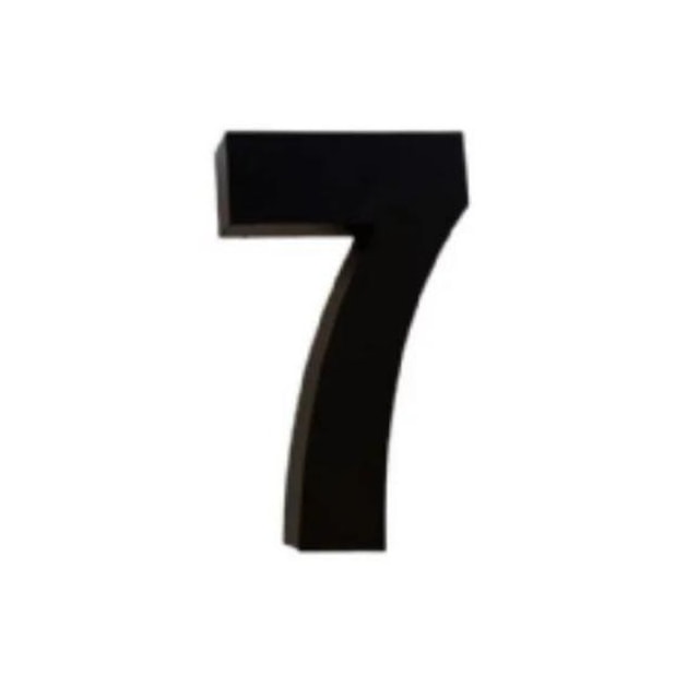 Número em Aço 7 Adesivo Preto - ATLAS Número em Aço 7 Adesivo Preto - ATLAS