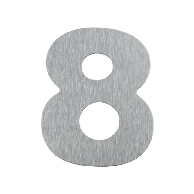 Número em Aço 8 Adesivo ACM - ATLAS Número em Aço 8 Adesivo ACM - ATLAS