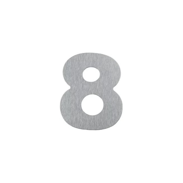 Número em Aço 8 Adesivo ACM - ATLAS Número em Aço 8 Adesivo ACM - ATLAS