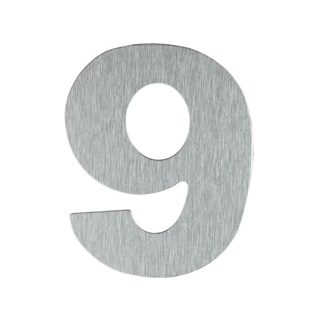 Número em Aço 9 Adesivo ACM - ATLAS Número em Aço 9 Adesivo ACM - ATLAS