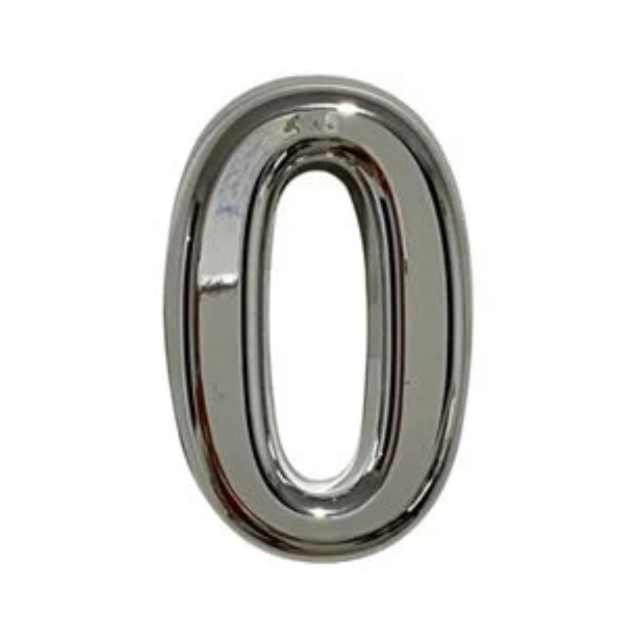 Número Residencial 0 ABS 3D 15cm - TUROSSI
