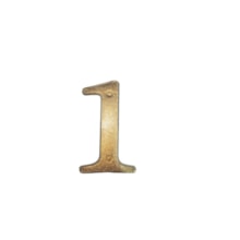 Número Residencial 1 Bronze - Valeplast Número Residencial 1 Bronze - Valeplast