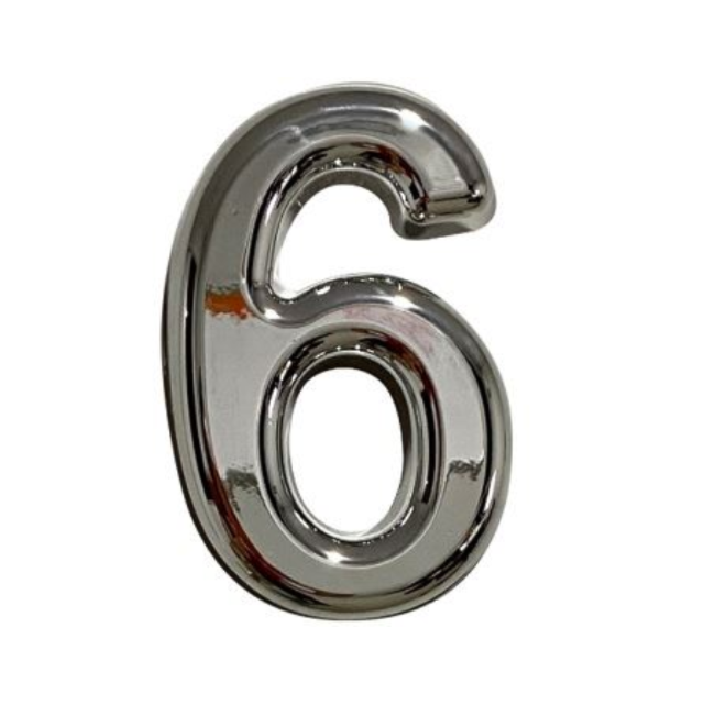 Número Residencial 6 ABS 3D 15cm - TUROSSI