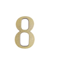 Número Residencial 8 Bronze - Valeplast Número Residencial 8 Bronze - Valeplast