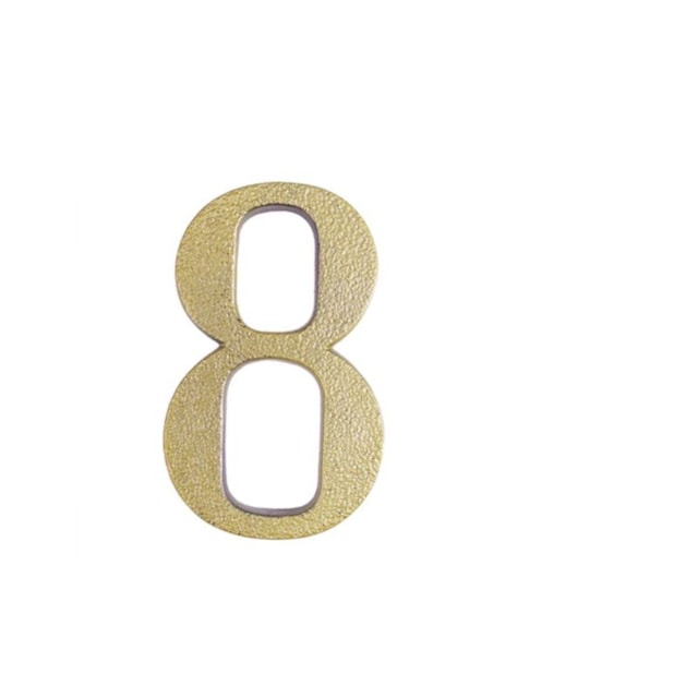 Número Residencial 8 Bronze - Valeplast Número Residencial 8 Bronze - Valeplast