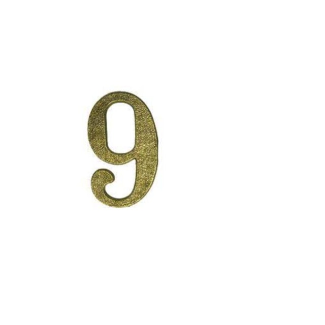 Número Residencial 9 Bronze - Valeplast Número Residencial 9 Bronze - Valeplast