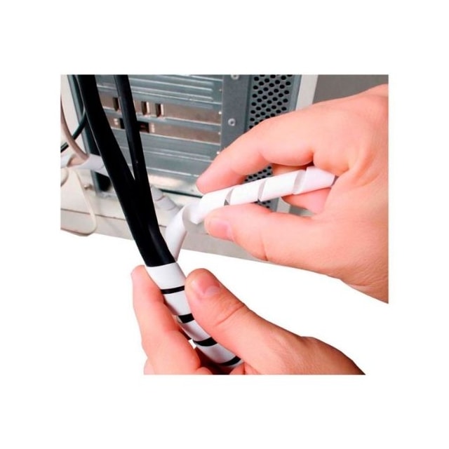 Organizador de Fios 1m Branco - Overtime Organizador de Fios 1m Branco - Overtime