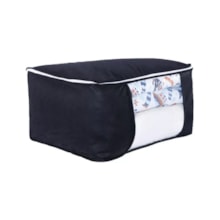 Organizador De Guarda Roupa Multiuso Saco Com Zíper Preto Organizador De Guarda Roupa Multiuso Saco Com Zíper Preto