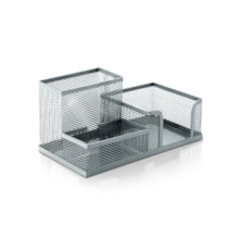 Organizador de Mesa Aramado Prata Keep - EI090 Organizador de Mesa Aramado Prata Keep - EI090