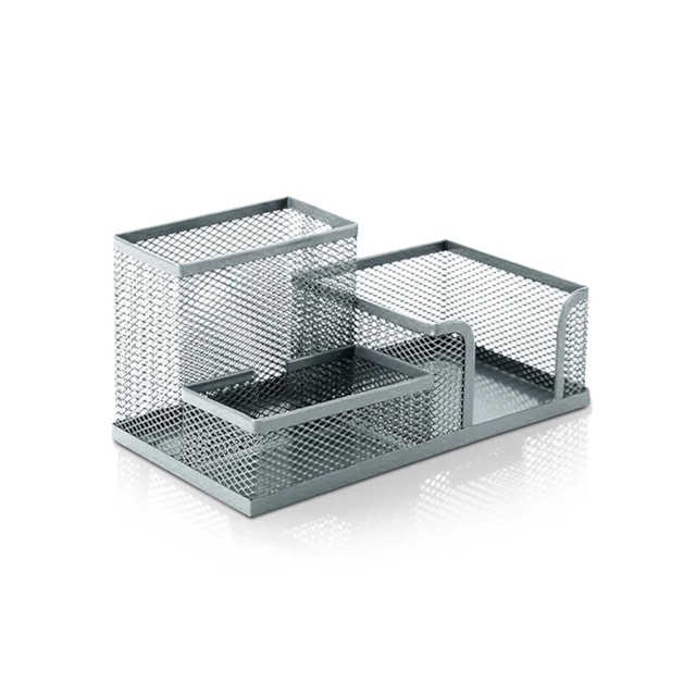 Organizador de Mesa Aramado Prata Keep - EI090 Organizador de Mesa Aramado Prata Keep - EI090