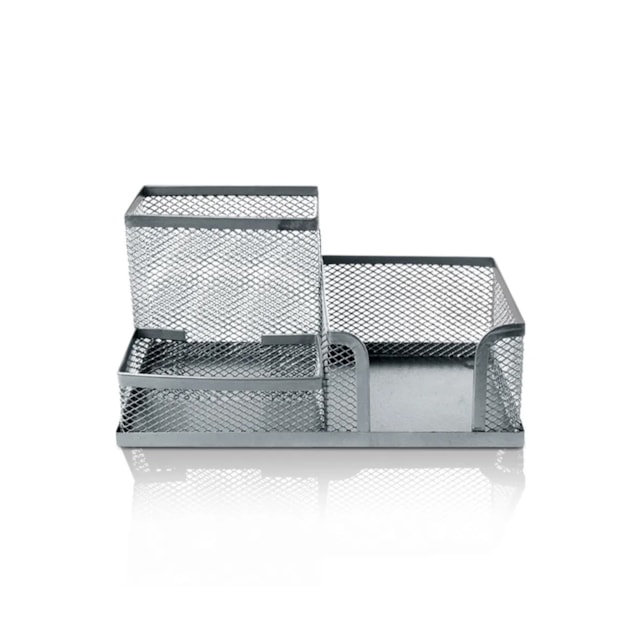 Organizador de Mesa Aramado Prata Keep - EI090 Organizador de Mesa Aramado Prata Keep - EI090