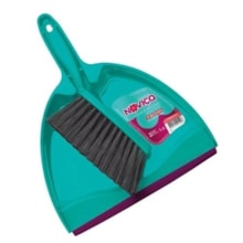 Pá Noviça Lixo Clipa Com Escova Verde - BETTANIN Pá Noviça Lixo Clipa Com Escova Verde - BETTANIN