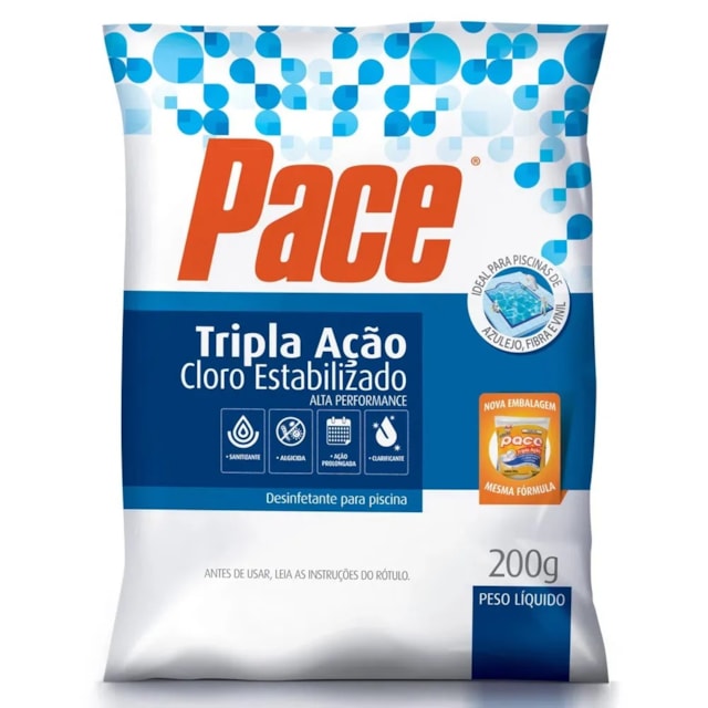 Pace Pastilha Tripla Ação 200g- HTH