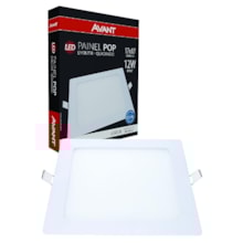 Painel de Led para Embutir Quadrado 12w 6500k - AVANT Painel de Led para Embutir Quadrado 12w 6500k - AVANT