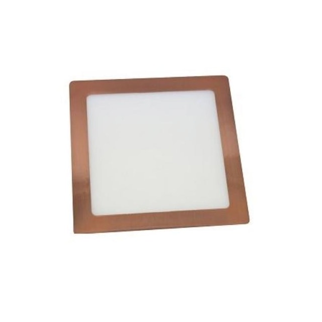 Painel de Led para Embutir Quadrado 18w 6500k Cobre - Dilux