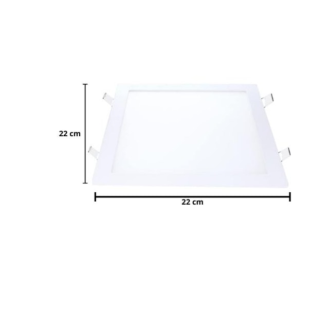 Painel de LED para Embutir Quadrado 24W 4000K - AVANT