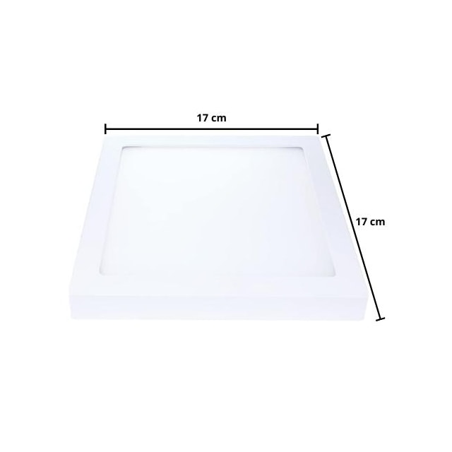 Painel de Led para Sobrepor Quadrado 12w 6500k - AVANT