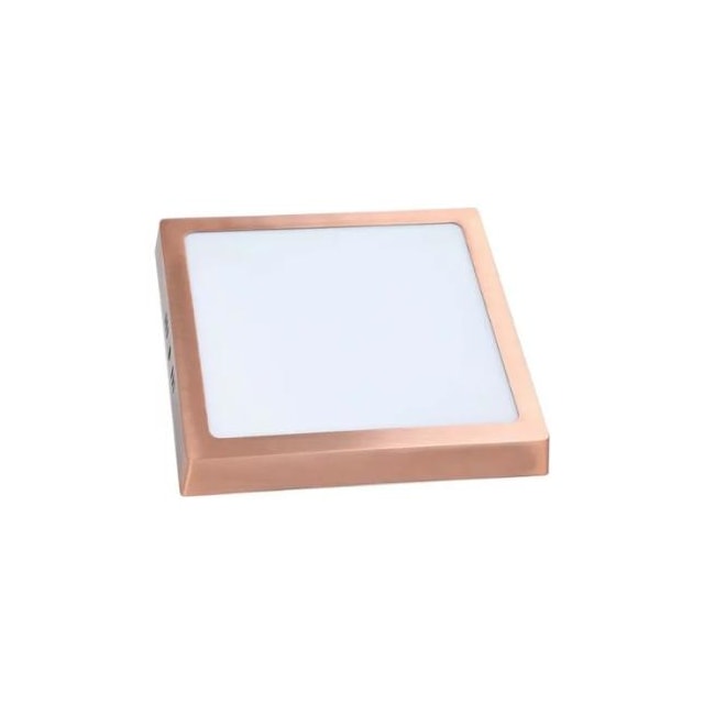 Painel de Led para Sobrepor Quadrado 18w 6500k Cobre - Dilux Painel de Led para Sobrepor Quadrado 18w 6500k Cobre - Dilux