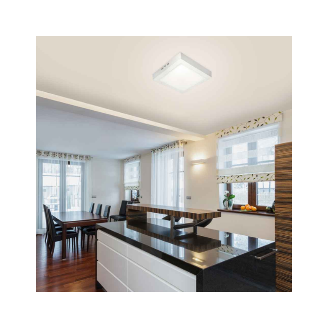 Painel de Led para Sobrepor Quadrado 24w 6500k Branco - Dilux Painel de Led para Sobrepor Quadrado 24w 6500k Branco - Dilux