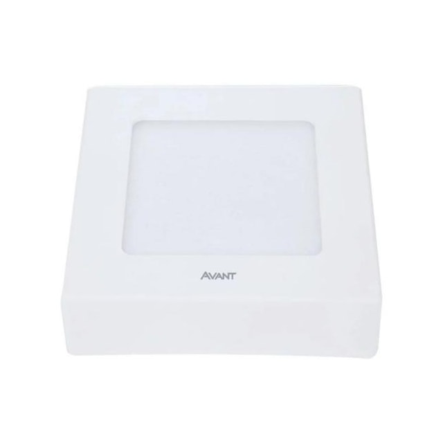 Painel de LED para Sobrepor Quadrado 6w 6500k - AVANT Painel de LED para Sobrepor Quadrado 6w 6500k - AVANT