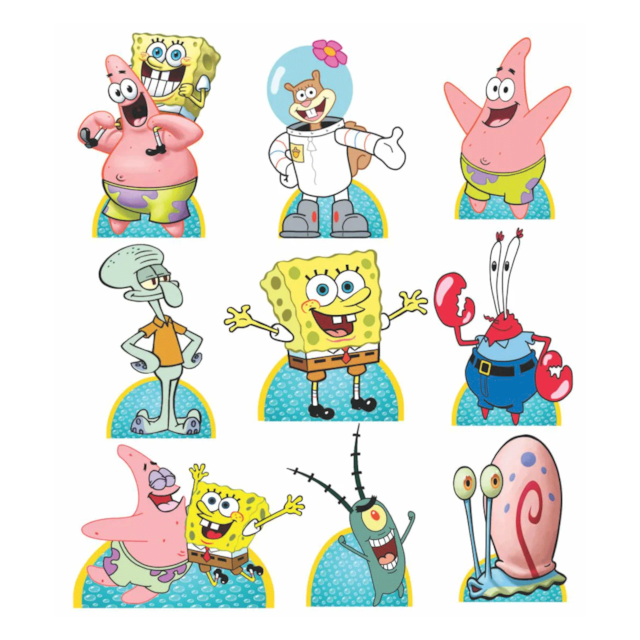 Painel + Display Decoração De Festa Infantil Bob Esponja