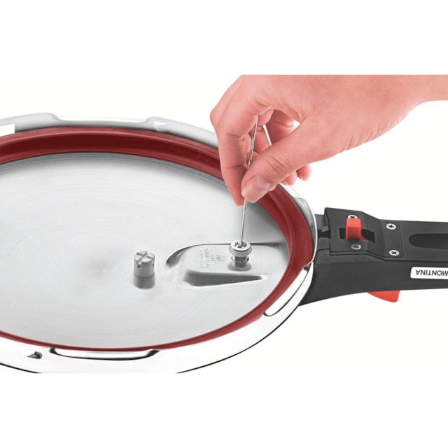 Panela de Pressão Tramontina Solar em Aço Inox 22 cm 4,5 L Panela de Pressão Tramontina Solar em Aço Inox 22 cm 4,5 L