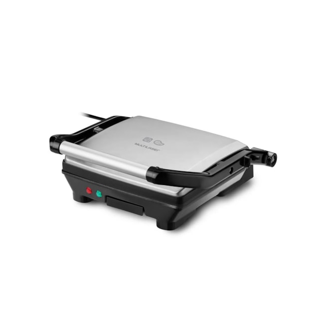 Panela Grill Gourmet com 1200W Grelha Antiaderente Temperatura Regulável 30cm de Diâmetro Preto Multilaser - CE054 220v Panela Grill Gourmet com 1200W Grelha Antiaderente Temperatura Regulável 30cm de Diâmetro Preto Multilaser - CE054 220v