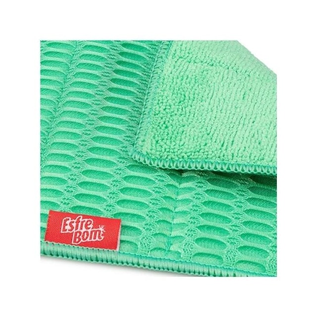 Pano Alta Performance para  Banheiro Verde Esfrebom - BETTANIN Pano Alta Performance para  Banheiro Verde Esfrebom - BETTANIN