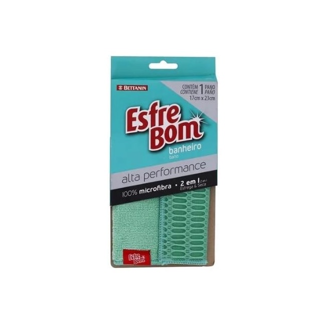 Pano Alta Performance para  Banheiro Verde Esfrebom - BETTANIN Pano Alta Performance para  Banheiro Verde Esfrebom - BETTANIN