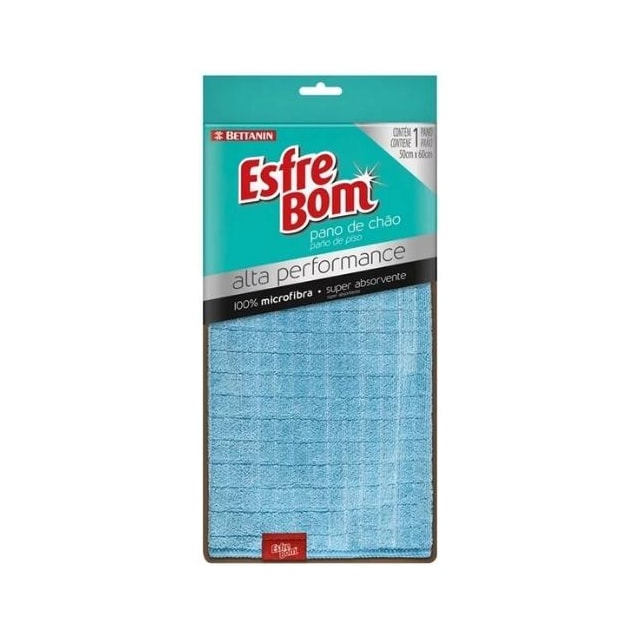Pano de Chão Microfibra Alta Performance 50x60cm Esfrebom - BETTANIN Pano de Chão Microfibra Alta Performance 50x60cm Esfrebom - BETTANIN