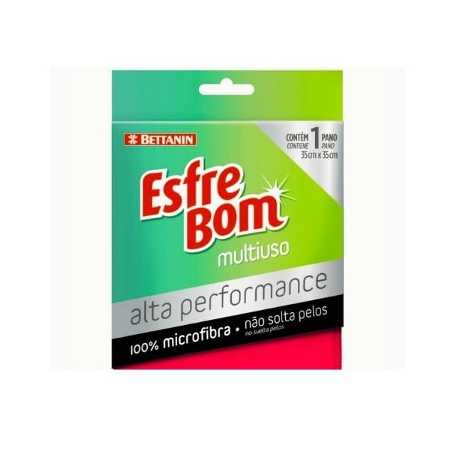 Pano Esfre Bom Alta Performance Uni Micro 35x35cm - BETTANIN Pano Esfre Bom Alta Performance Uni Micro 35x35cm - BETTANIN