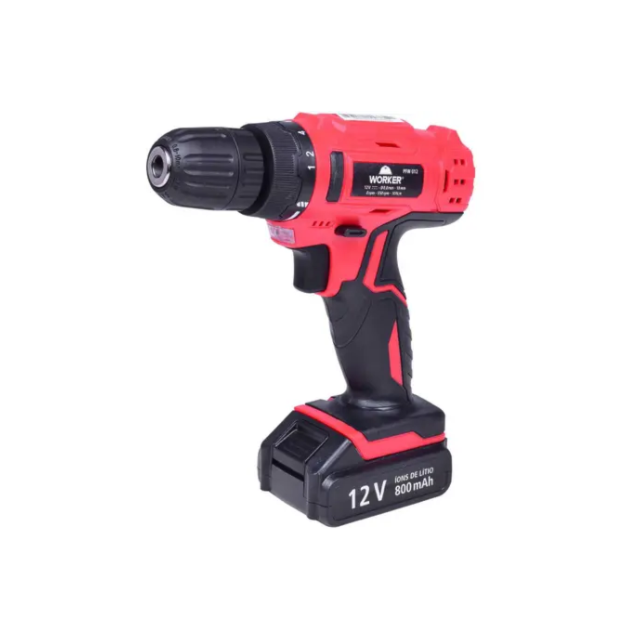 Parafusadeira 12v Bateria Bivolt Kit 50 Peças - WORKER Parafusadeira 12v Bateria Bivolt Kit 50 Peças - WORKER