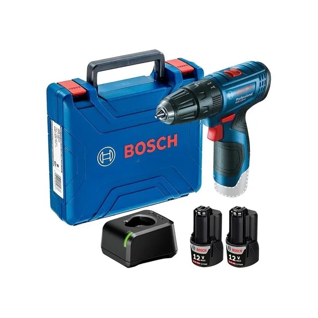 Parafusadeira Furadeira GSB 120 LI com 2 Baterias - BOSCH