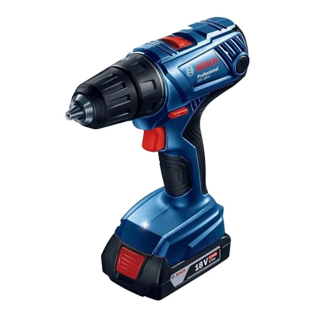 Parafusadeira Furadeira GSR 180 LI com 2 Baterias - BOSCH Parafusadeira Furadeira GSR 180 LI com 2 Baterias - BOSCH