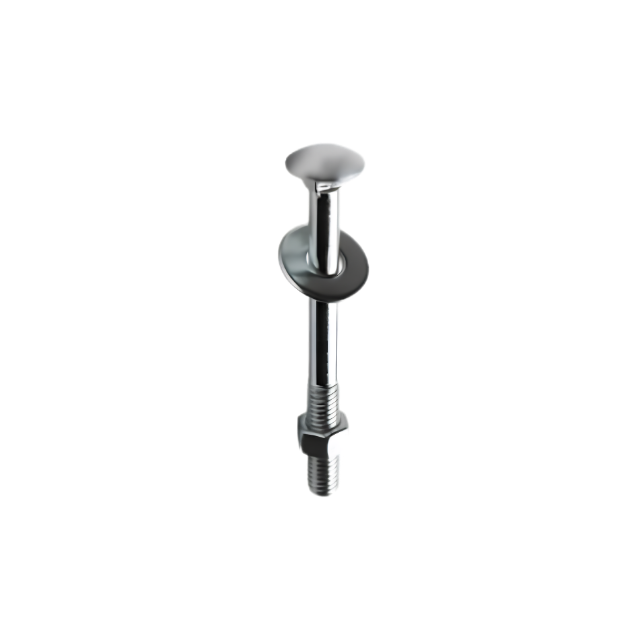 Parafuso Francês Zincado com Porca 5/16" x 4" - CISER