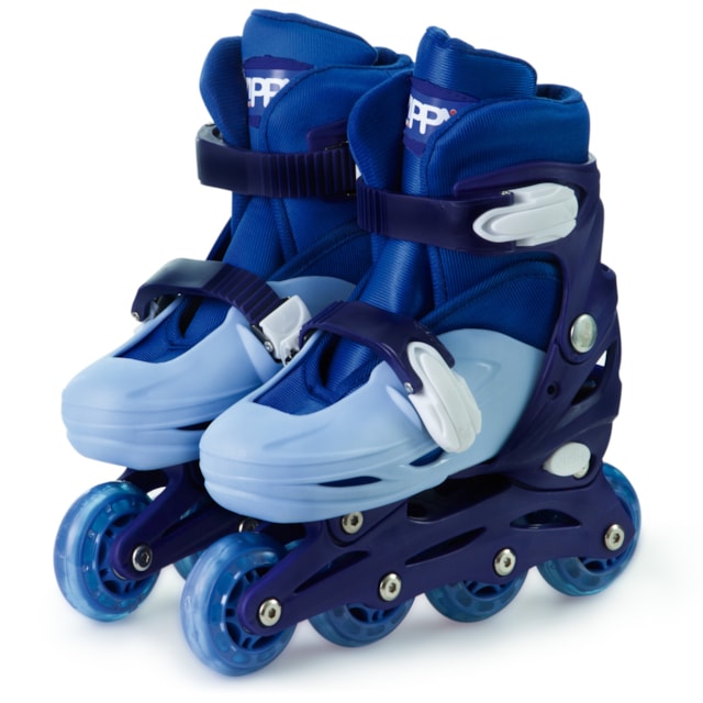 Patins In Line Ajustável Azul Zippy Toys Tamanho de Calçado:30 a 33