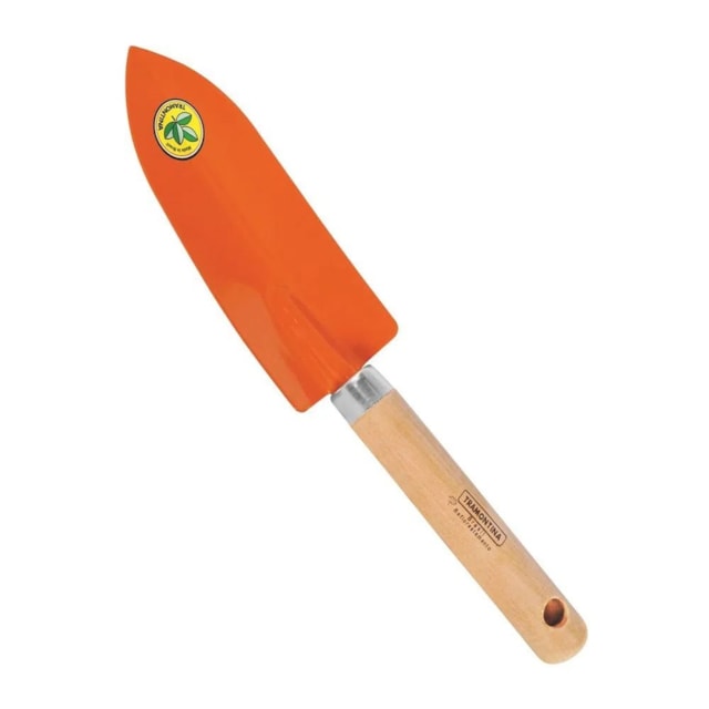 Pazinha Estreita Metálica para Jardinagem com Cabo de Madeira - TRAMONTINA
 Pazinha Estreita Metálica para Jardinagem com Cabo de Madeira - TRAMONTINA