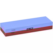 Pedra de Afiar Dupla Face Grão 400/1000 - COLLINS Pedra de Afiar Dupla Face Grão 400/1000 - COLLINS