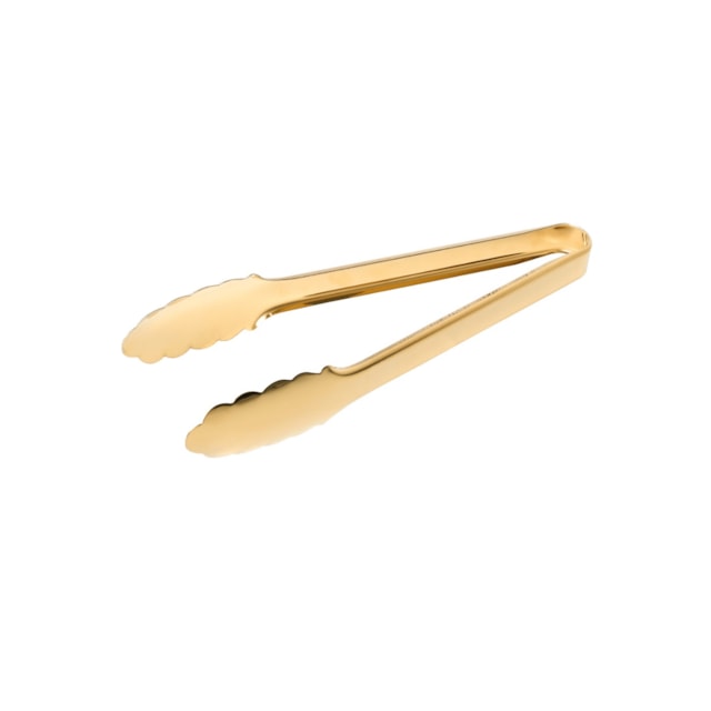 Pegador de Salada Inox Gold 24,5 cm Mimo Style Pegador de Salada Inox Gold 24,5 cm Mimo Style