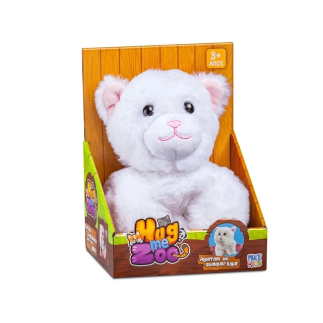 Pelúcia Hug Me Zoo Multikids Gatinho