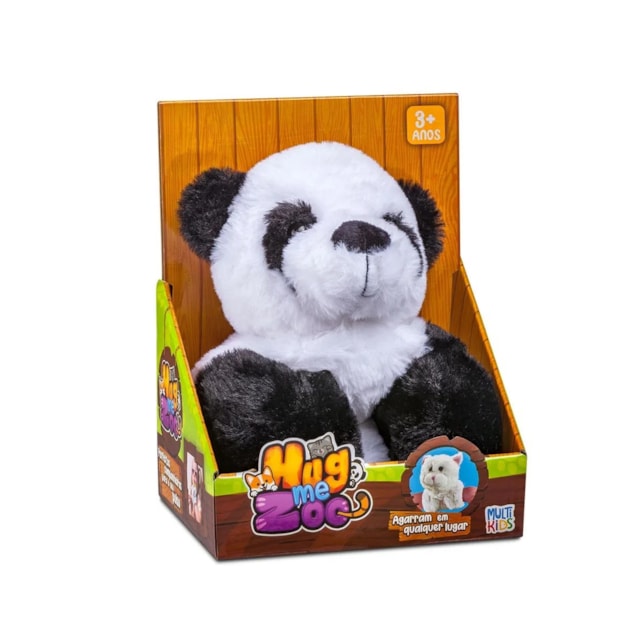 Pelúcia Hug Me Zoo Multikids Panda