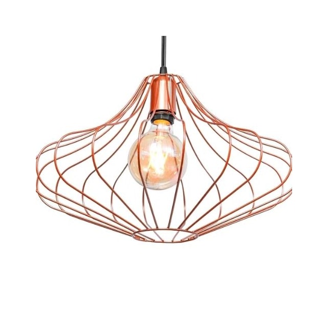 Pendente Aramado Apolo Cobre - Enerlux Pendente Aramado Apolo Cobre - Enerlux